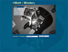 Tablet Screenshot of mattoverminder.com